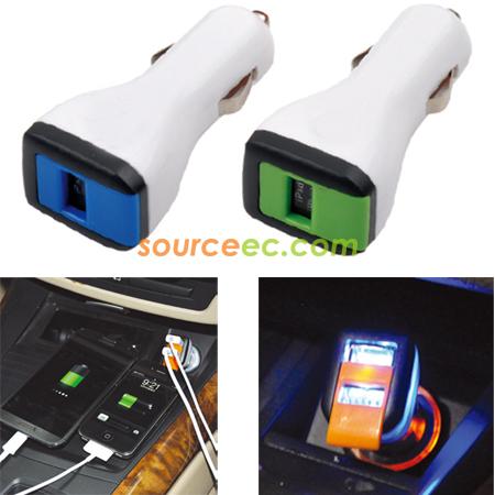 Customization Double USB Car Charger Promotional Products
