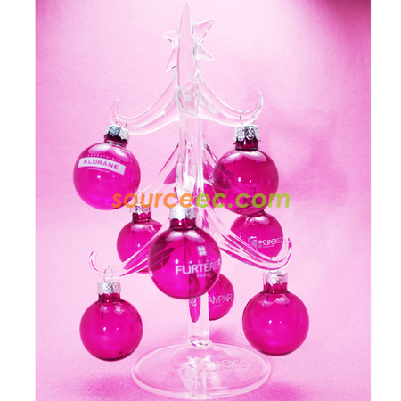 Customization Glass Christmas Tree Promotional Products