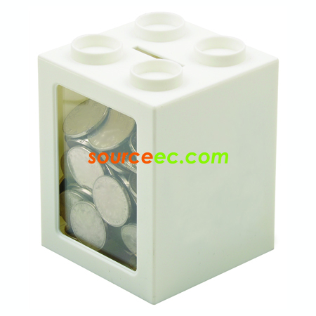 Customization Stack A Box Coin Bank Promotional Products