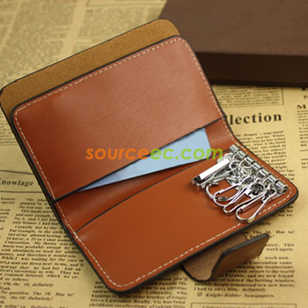 Customization  Leather Car Key Case Promotional Products