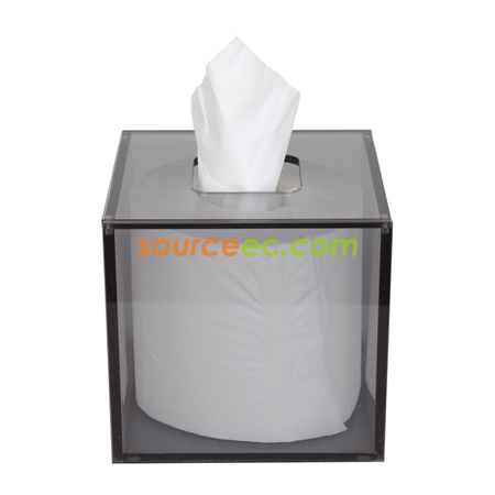 Customization Acrylic Tissue Box 126x126x120MM Promotional Products