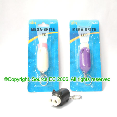 Customization Small Pig Light Keychain Promotional Products