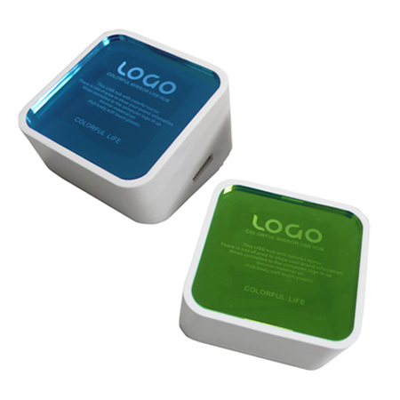 Customization Colorful Mirror USB Hub Promotional Products