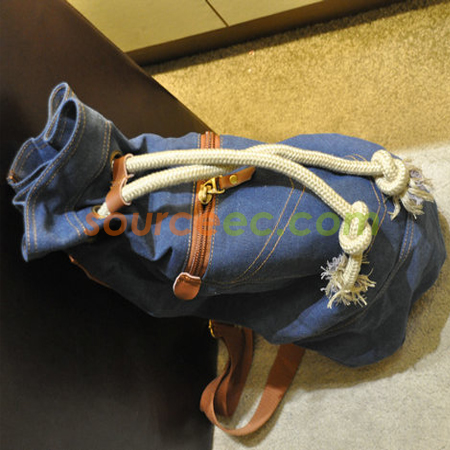 Customization Denim drawstring bag Promotional Products