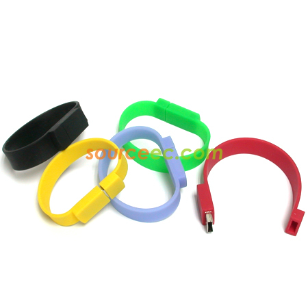 Customization Wrist Band USB Flash Memory Promotional Products