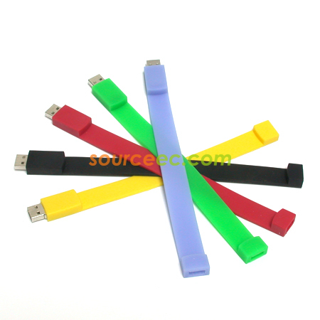 Customization Wrist Band USB Flash Memory Promotional Products