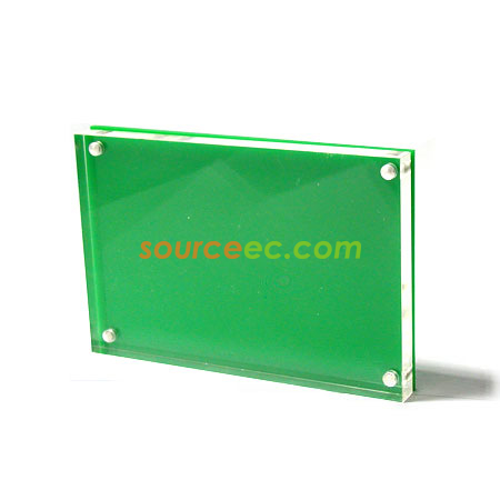 Customization Green/Red Magnetic Acrylic Photo Frame Promotional Products