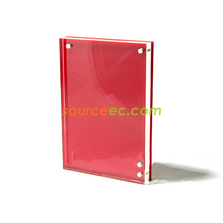 Customization Green/Red Magnetic Acrylic Photo Frame Promotional Products