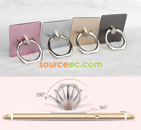 Customization Rectangular Mobile Stand with Ring Promotional Products