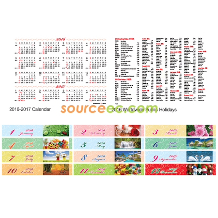 Customization Table Calendar Promotional Products
