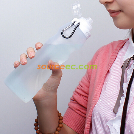 Customization 550ML Silicone Sports Water Bottle Promotional Products