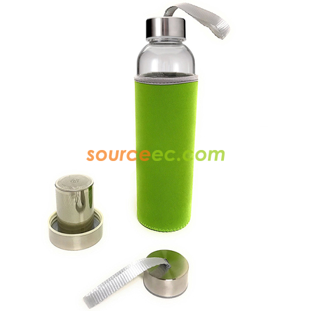 Customization Transparent Glass Tea Bottle Promotional Products