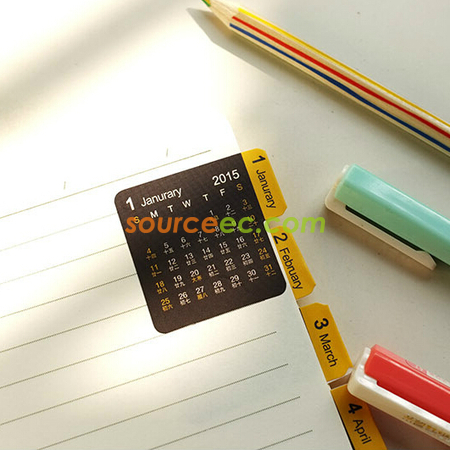 Customization Calendar Stickers Promotional Products