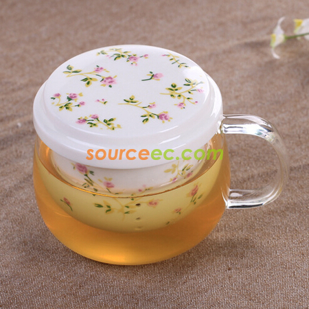 Customization 300ML Glass Tea Cup Promotional Products