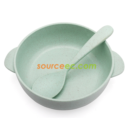 Customization Straw Bowl with Spoon Promotional Products