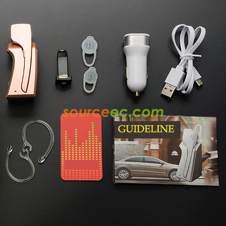 Customization Business Car Charge Bluetooth Headset Promotional Products