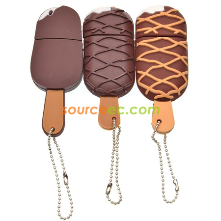 Customization Ice Cream Shape USB Flash Memory Promotional Products