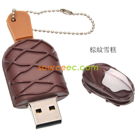 Customization Ice Cream Shape USB Flash Memory Promotional Products