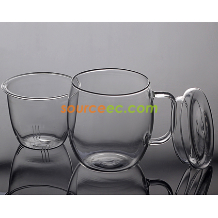 Customization Glass Cup with Infuser Promotional Products