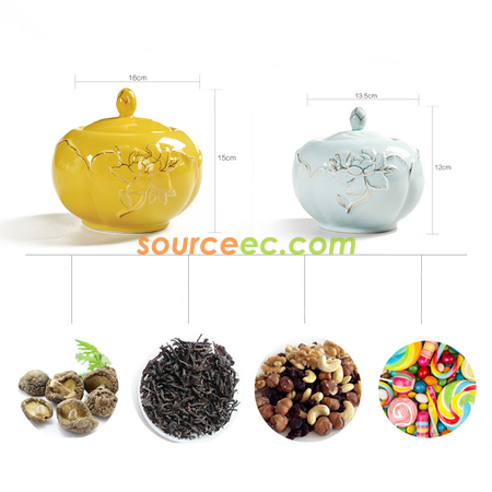 Customization Ceramic Tea Canister Promotional Products