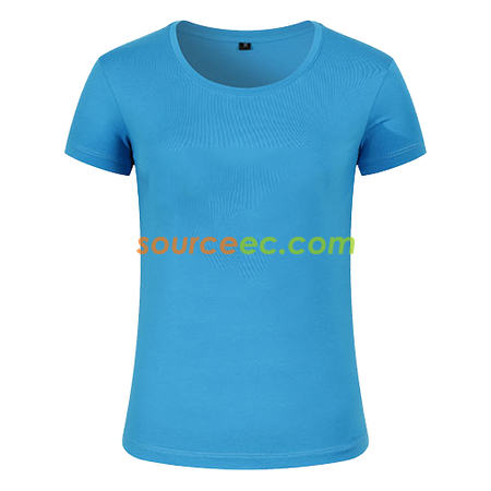 Customization DIY Round Neck T-Shirt Promotional Products