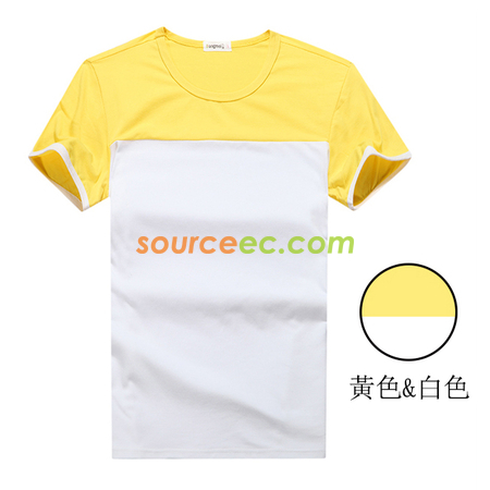Customization Contrast Colour Creative T-Shirt Promotional Products