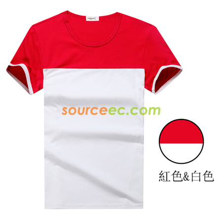 Customization Contrast Colour Creative T-Shirt Promotional Products
