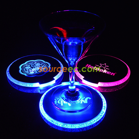 Customization LED Light Coaster Promotional Products
