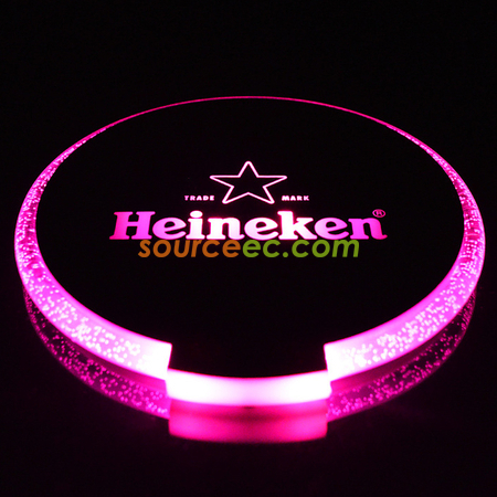 Customization LED Light Coaster Promotional Products