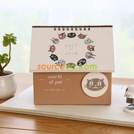 Customization House Shape Desktop Calendar Promotional Products