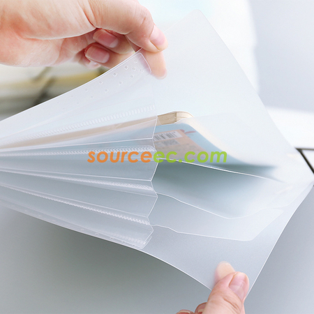Customization Accordion File Folder with Front flap Promotional Products