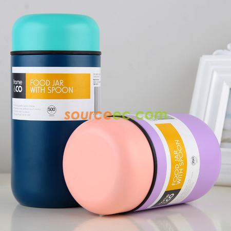 Customization 350ML Vacuum Insulated Stainless Steel Food Jar Promotional Products