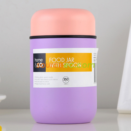 Customization 350ML Vacuum Insulated Stainless Steel Food Jar Promotional Products