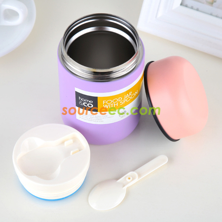 Customization 350ML Vacuum Insulated Stainless Steel Food Jar Promotional Products