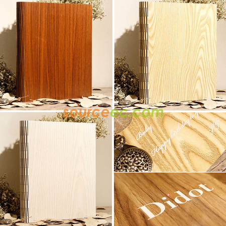 Customization DIY Wood Cover Photo Album Promotional Products
