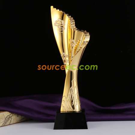 Customization The Way Up Resin Crystal Trophy Promotional Products