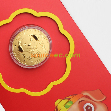 Customization New Year Gold Coin Promotional Products