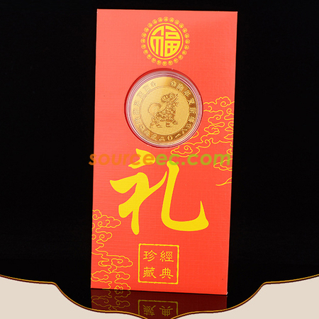 Customization New Year Gold Coin Promotional Products