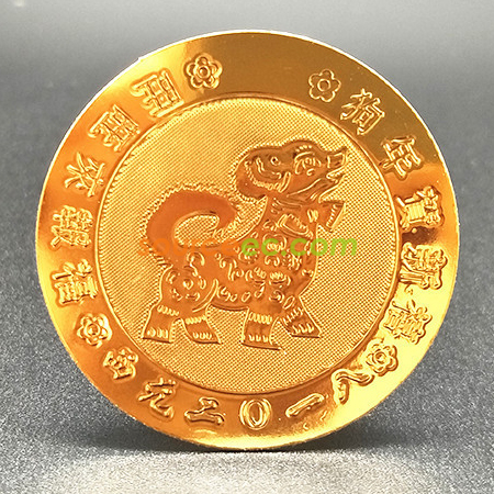 Customization New Year Gold Coin Promotional Products