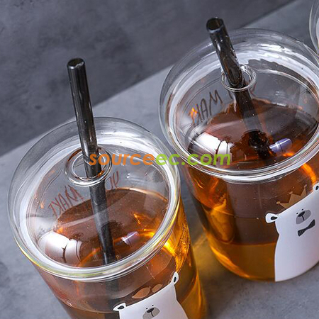 Customization 550MLStraw Glass Promotional Products