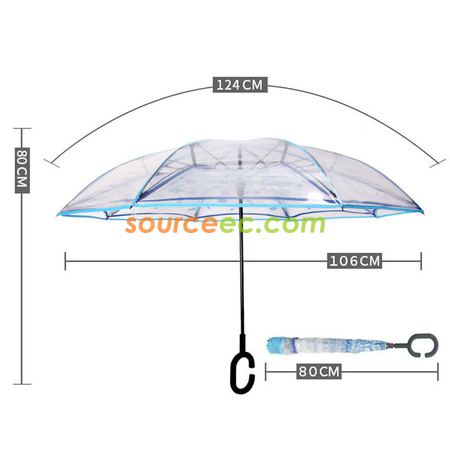 Customization Transparent Inverted Umbrella Promotional Products