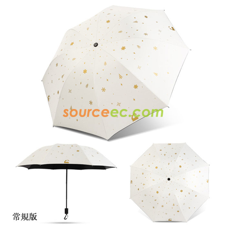 Customization Gold Deer Folding Umbrella Promotional Products