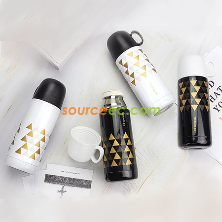 Customization 350ML Triangles Thermal Mug Promotional Products