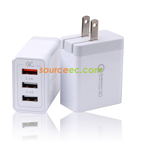 Customization Two-USB Travel Adapter Promotional Products