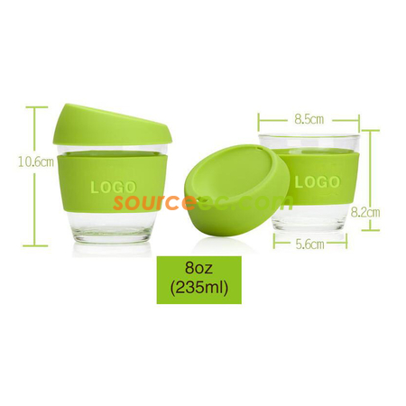 Customization Glass Coffee Cup Promotional Products