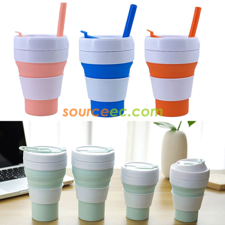 Customization Silicone Collapsible Coffee Cup Promotional Products