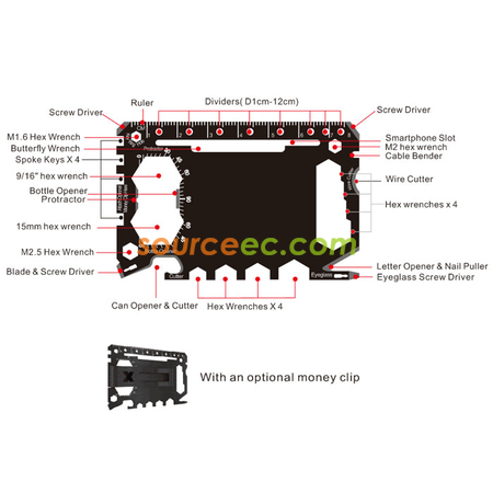 Customization SuperCard Multipurpose Tool Promotional Products