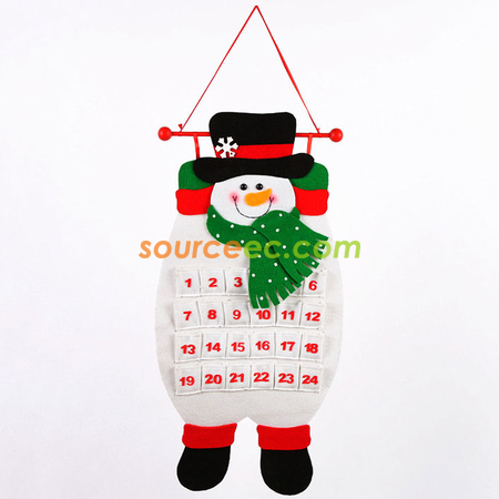 Customization Christmas Countdown Wall Calendar Promotional Products
