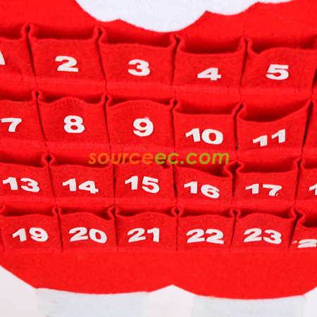 Customization Christmas Countdown Wall Calendar Promotional Products