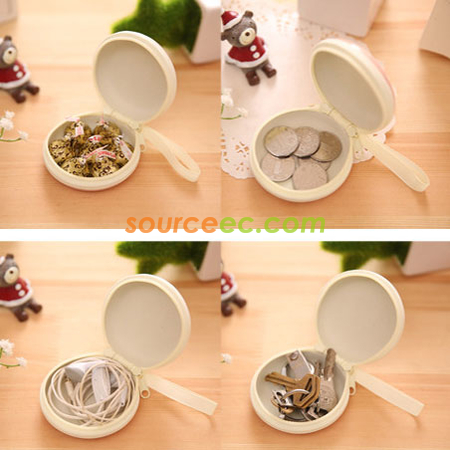 Customization Tin Plate Zipper Coin Purse Promotional Products